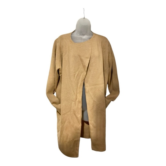 NWT J.Crew $158 Juliette collarless sweater-blazer Hthr Birch Size L J6339 - Picture 5 of 9